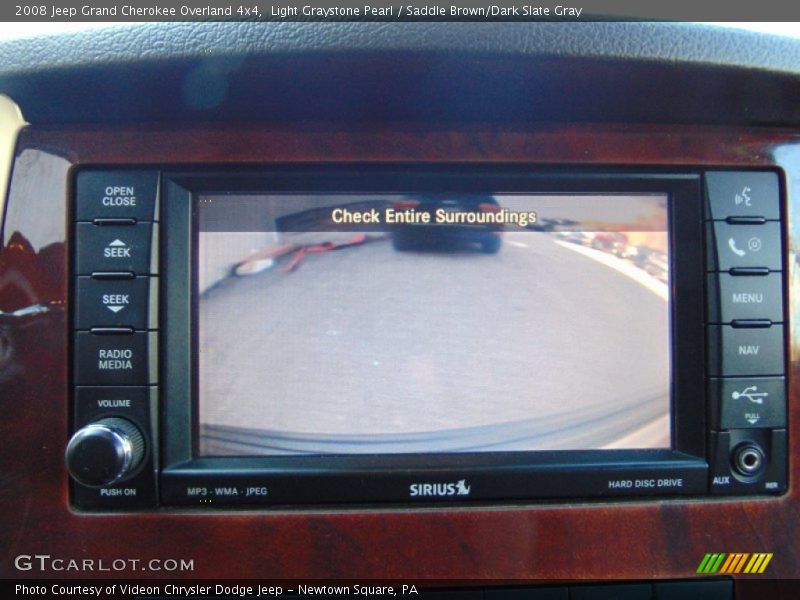 Light Graystone Pearl / Saddle Brown/Dark Slate Gray 2008 Jeep Grand Cherokee Overland 4x4