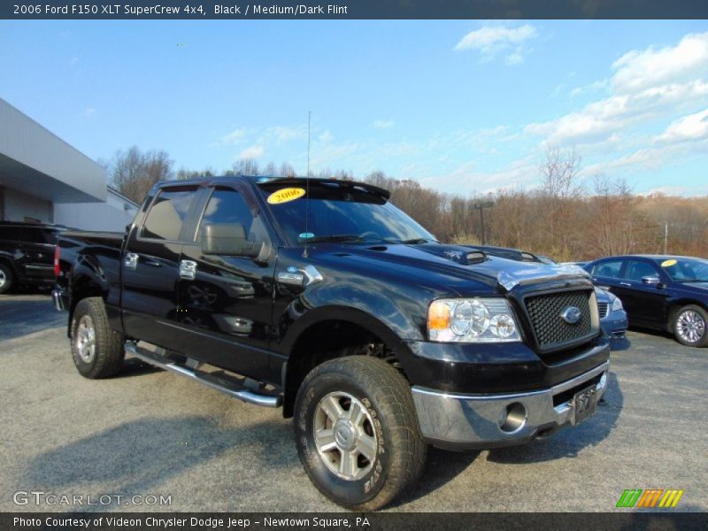 Black / Medium/Dark Flint 2006 Ford F150 XLT SuperCrew 4x4