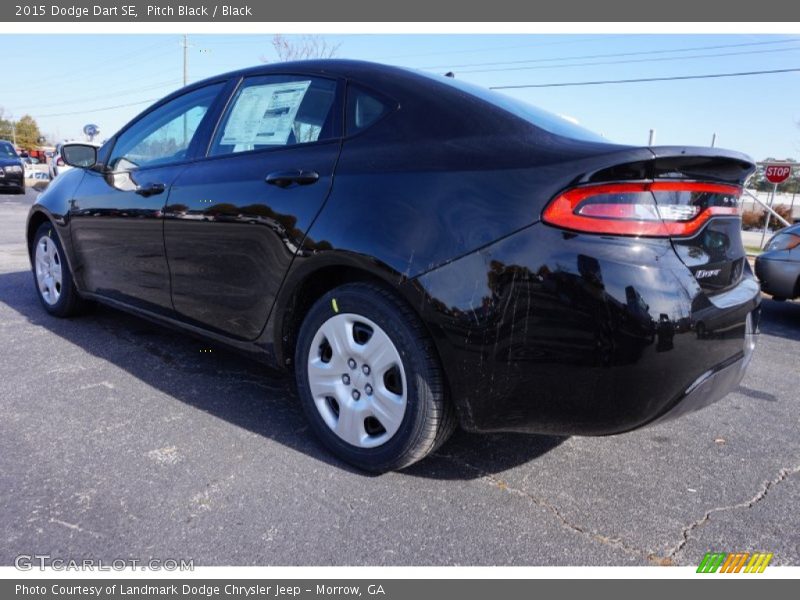 Pitch Black / Black 2015 Dodge Dart SE