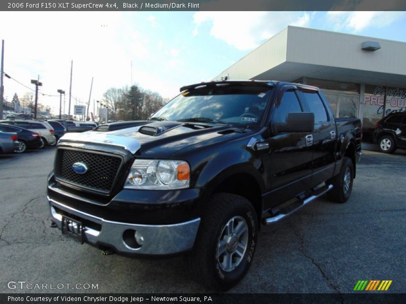 Black / Medium/Dark Flint 2006 Ford F150 XLT SuperCrew 4x4