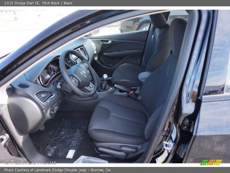 Pitch Black / Black 2015 Dodge Dart SE