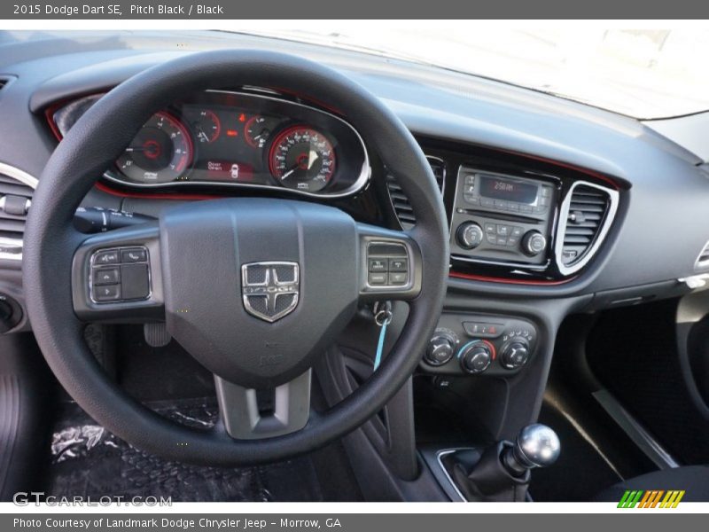Pitch Black / Black 2015 Dodge Dart SE