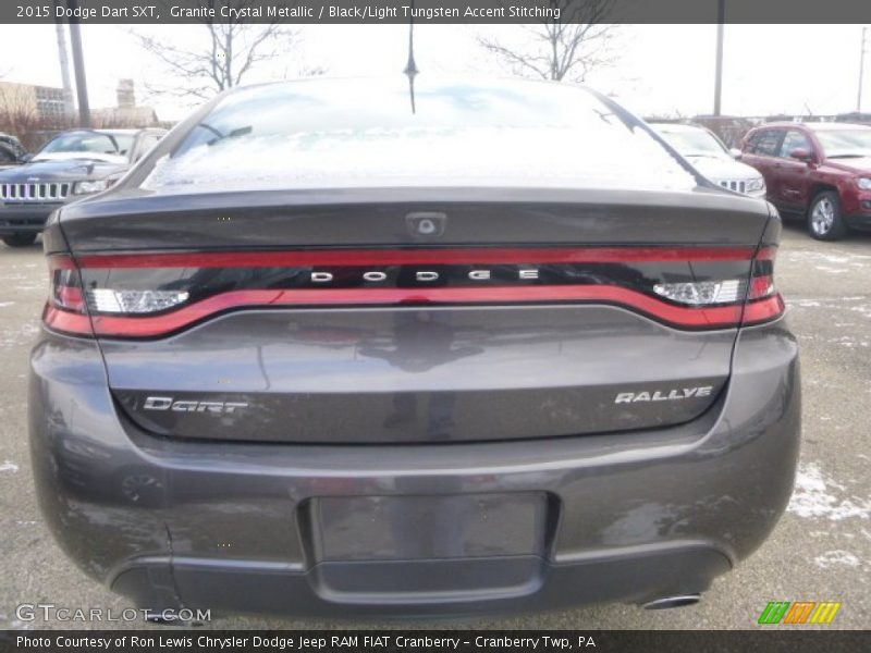 Granite Crystal Metallic / Black/Light Tungsten Accent Stitching 2015 Dodge Dart SXT