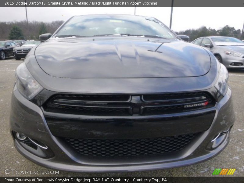 Granite Crystal Metallic / Black/Light Tungsten Accent Stitching 2015 Dodge Dart SXT