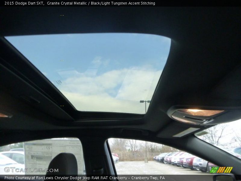 Granite Crystal Metallic / Black/Light Tungsten Accent Stitching 2015 Dodge Dart SXT