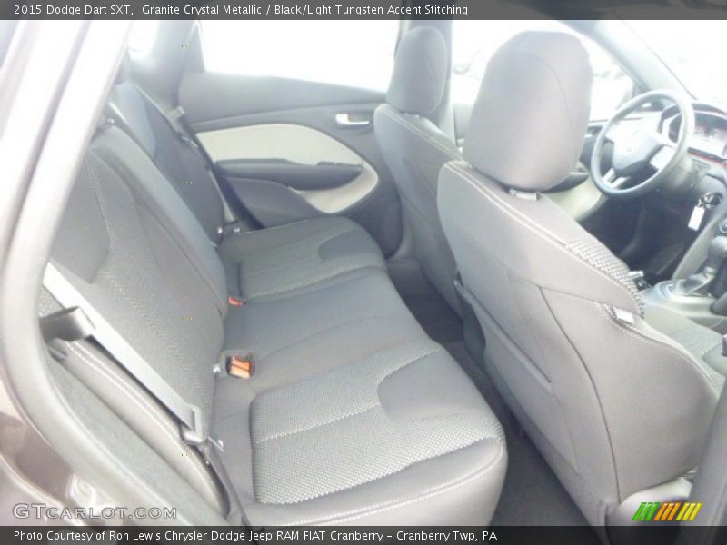 Granite Crystal Metallic / Black/Light Tungsten Accent Stitching 2015 Dodge Dart SXT
