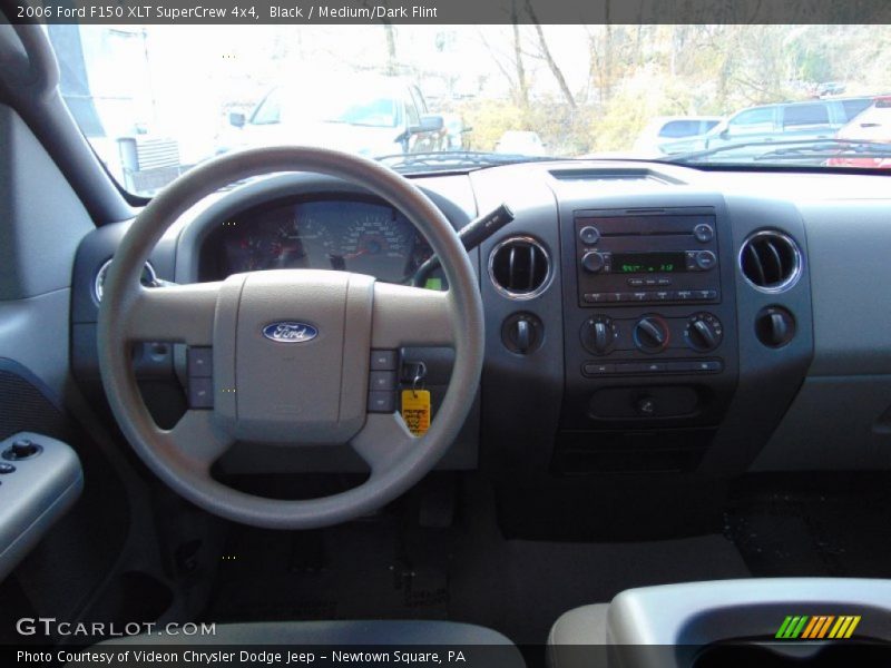 Black / Medium/Dark Flint 2006 Ford F150 XLT SuperCrew 4x4