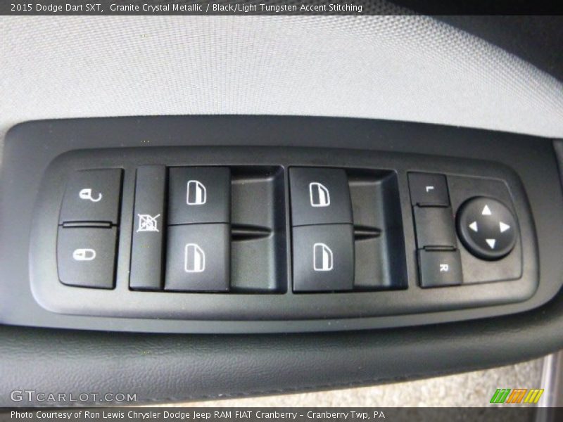 Granite Crystal Metallic / Black/Light Tungsten Accent Stitching 2015 Dodge Dart SXT
