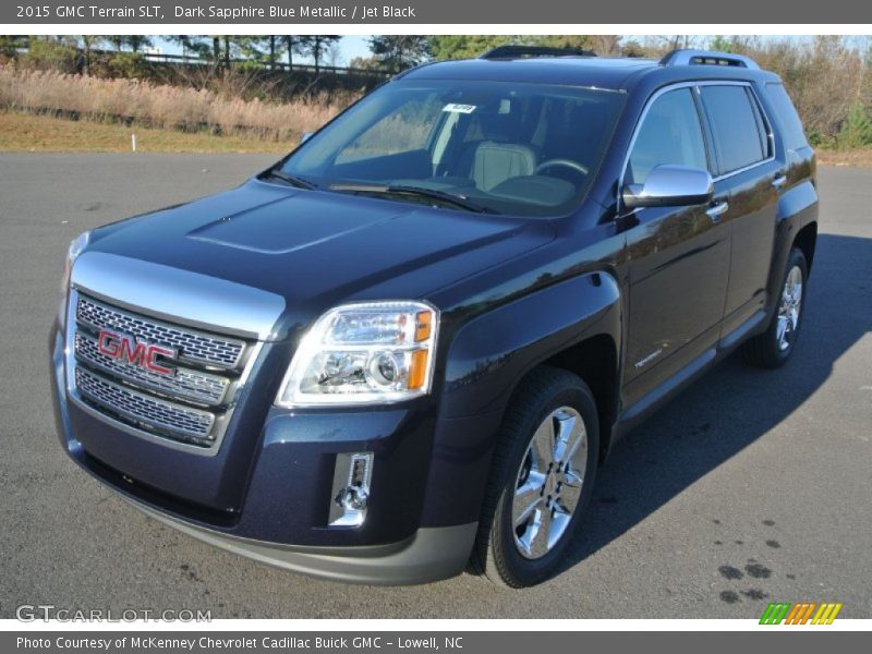 Dark Sapphire Blue Metallic / Jet Black 2015 GMC Terrain SLT