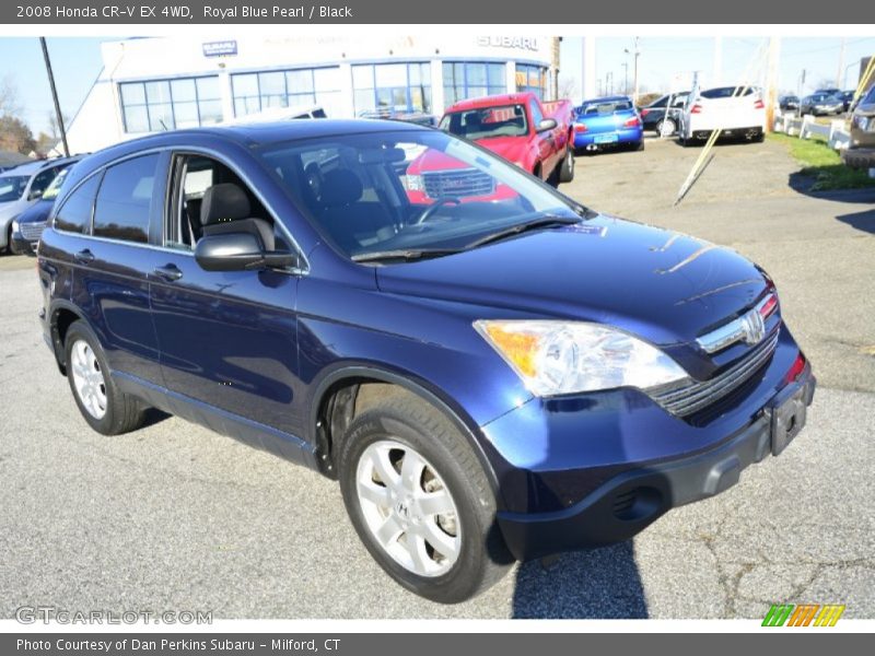 Royal Blue Pearl / Black 2008 Honda CR-V EX 4WD
