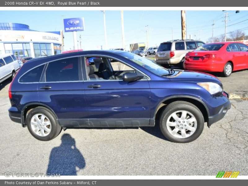 Royal Blue Pearl / Black 2008 Honda CR-V EX 4WD