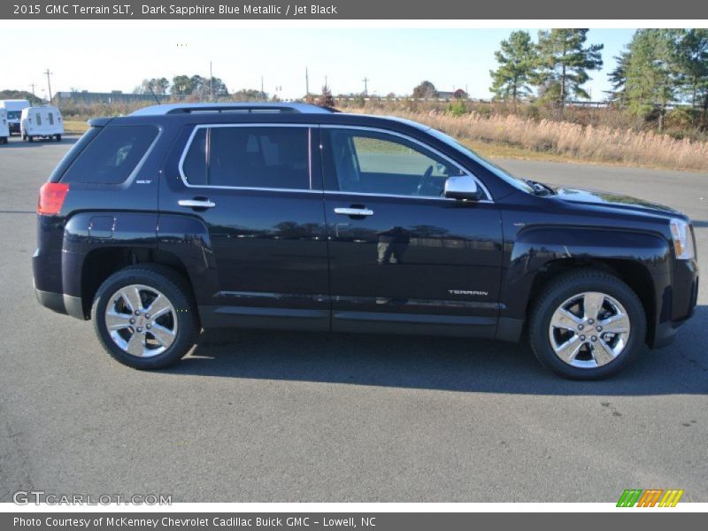 Dark Sapphire Blue Metallic / Jet Black 2015 GMC Terrain SLT