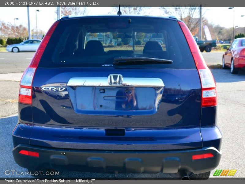 Royal Blue Pearl / Black 2008 Honda CR-V EX 4WD