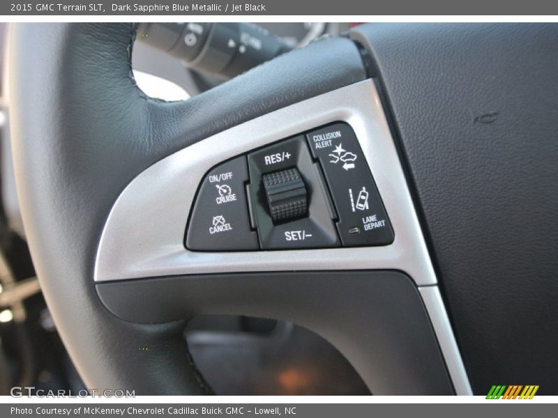 Dark Sapphire Blue Metallic / Jet Black 2015 GMC Terrain SLT