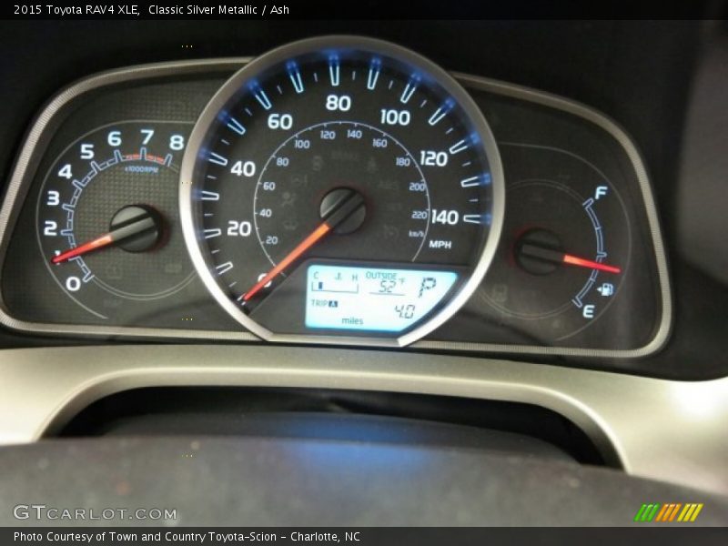 Classic Silver Metallic / Ash 2015 Toyota RAV4 XLE