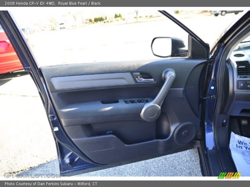 Royal Blue Pearl / Black 2008 Honda CR-V EX 4WD