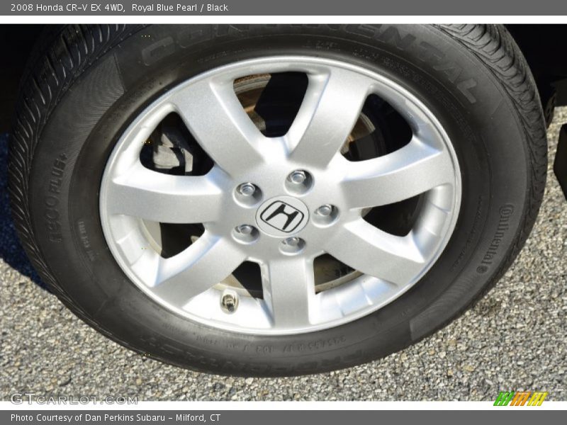 Royal Blue Pearl / Black 2008 Honda CR-V EX 4WD