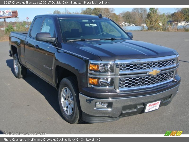 Tungsten Metallic / Jet Black 2015 Chevrolet Silverado 1500 LT Double Cab