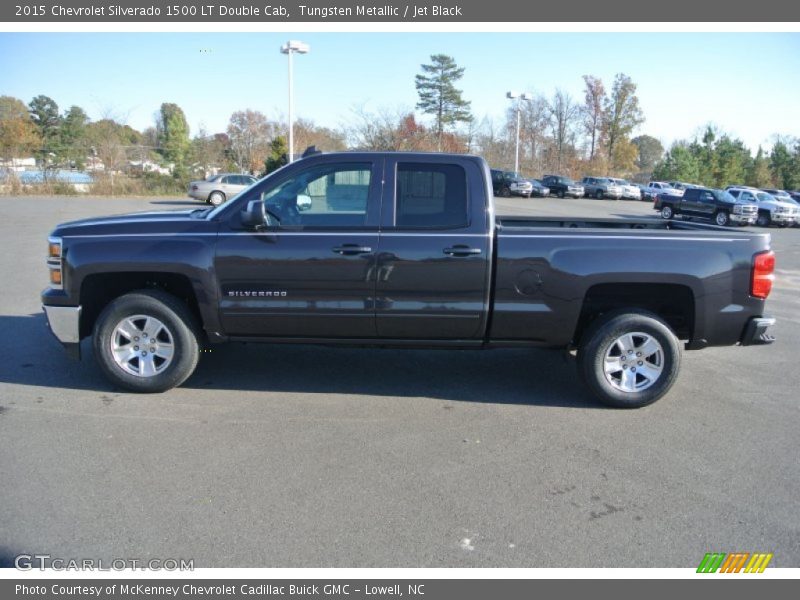 Tungsten Metallic / Jet Black 2015 Chevrolet Silverado 1500 LT Double Cab