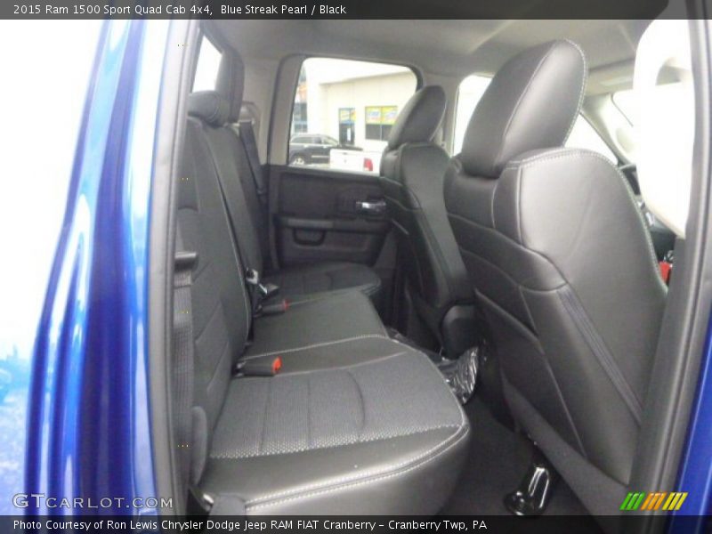 Blue Streak Pearl / Black 2015 Ram 1500 Sport Quad Cab 4x4