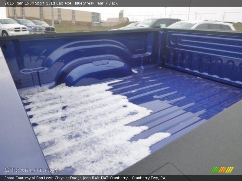 Blue Streak Pearl / Black 2015 Ram 1500 Sport Quad Cab 4x4