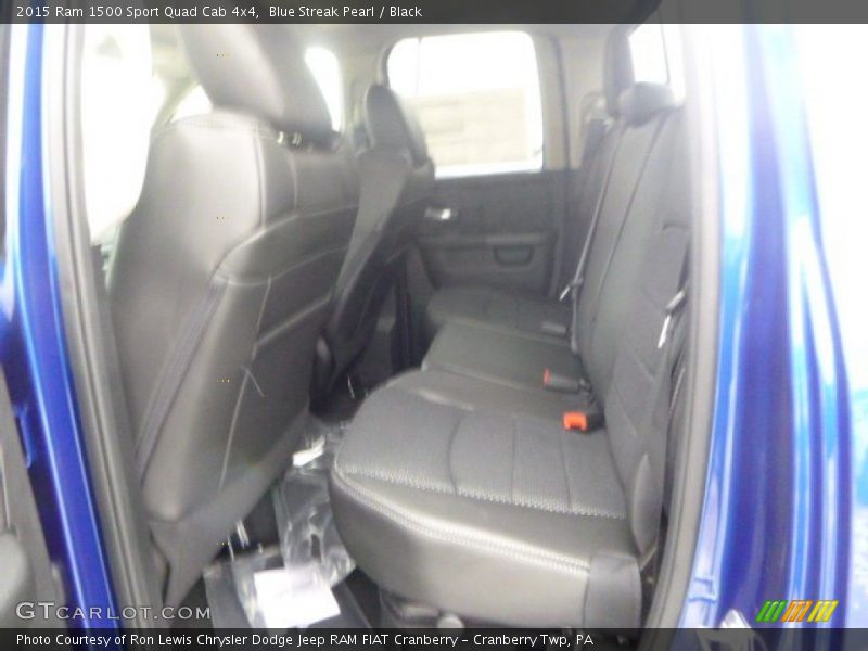 Blue Streak Pearl / Black 2015 Ram 1500 Sport Quad Cab 4x4