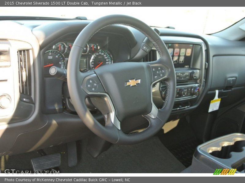 Tungsten Metallic / Jet Black 2015 Chevrolet Silverado 1500 LT Double Cab