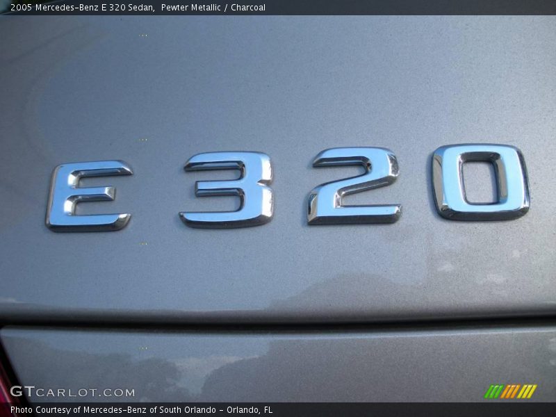 Pewter Metallic / Charcoal 2005 Mercedes-Benz E 320 Sedan