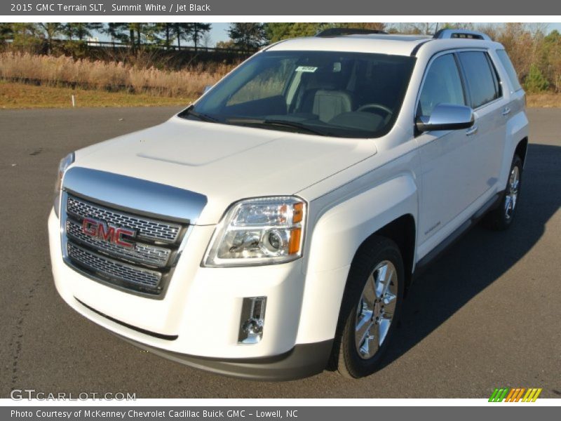 Summit White / Jet Black 2015 GMC Terrain SLT