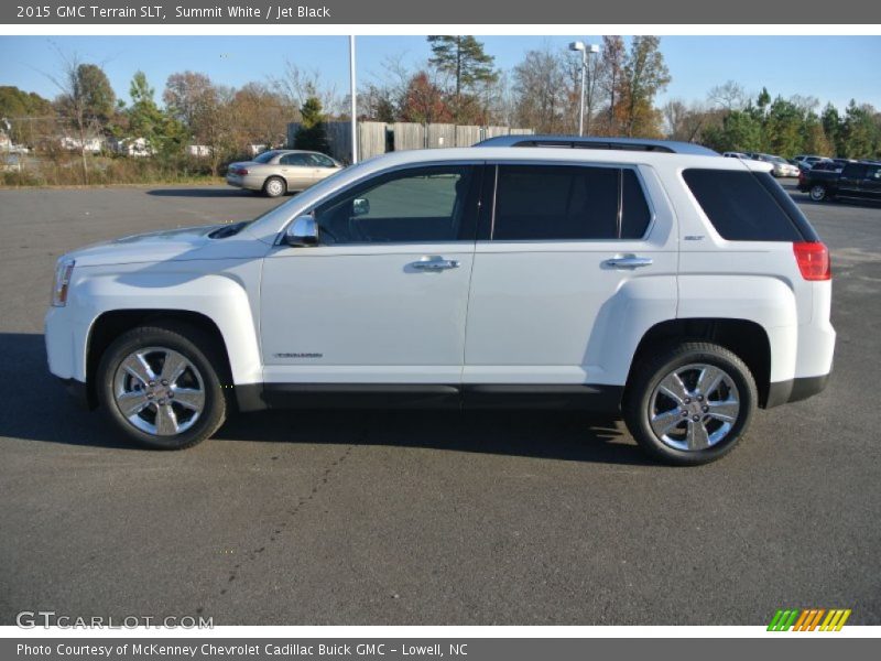 Summit White / Jet Black 2015 GMC Terrain SLT