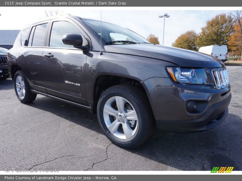 Granite Crystal Metallic / Dark Slate Gray 2015 Jeep Compass Sport