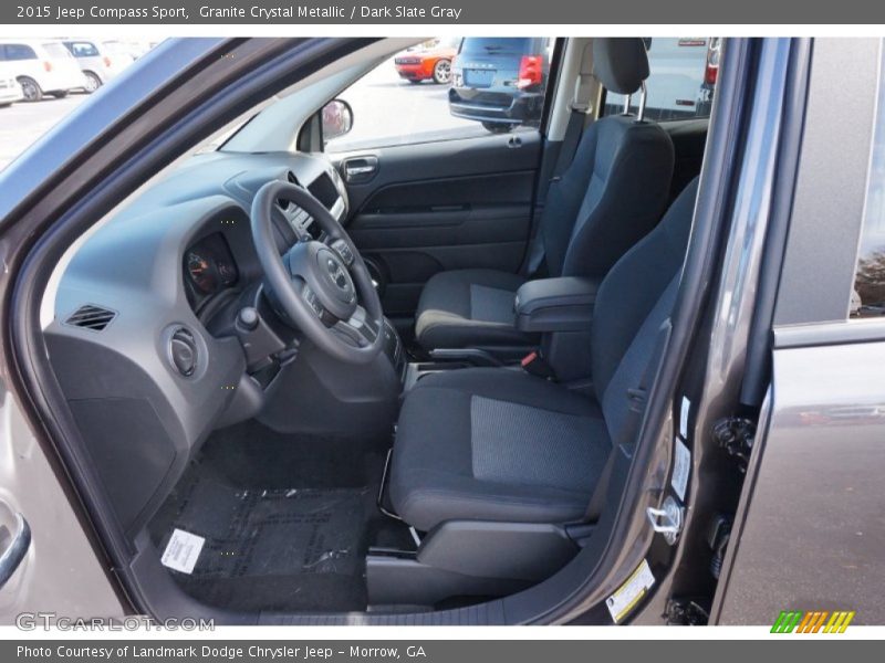 Granite Crystal Metallic / Dark Slate Gray 2015 Jeep Compass Sport