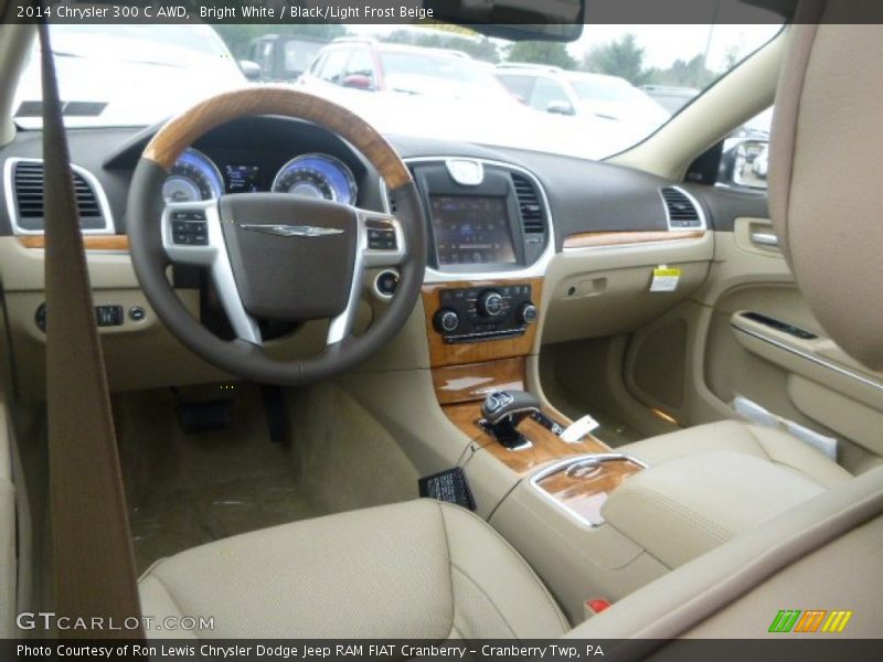  2014 300 C AWD Black/Light Frost Beige Interior