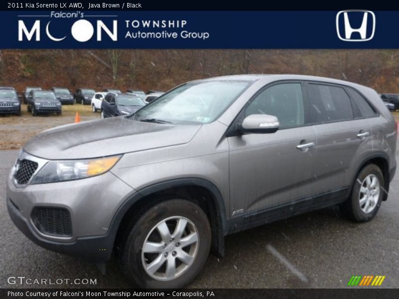 Java Brown / Black 2011 Kia Sorento LX AWD