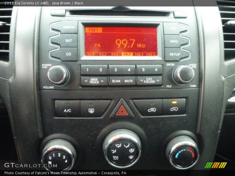 Java Brown / Black 2011 Kia Sorento LX AWD