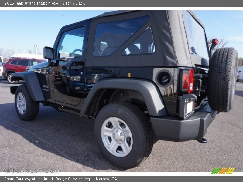 Black / Black 2015 Jeep Wrangler Sport 4x4
