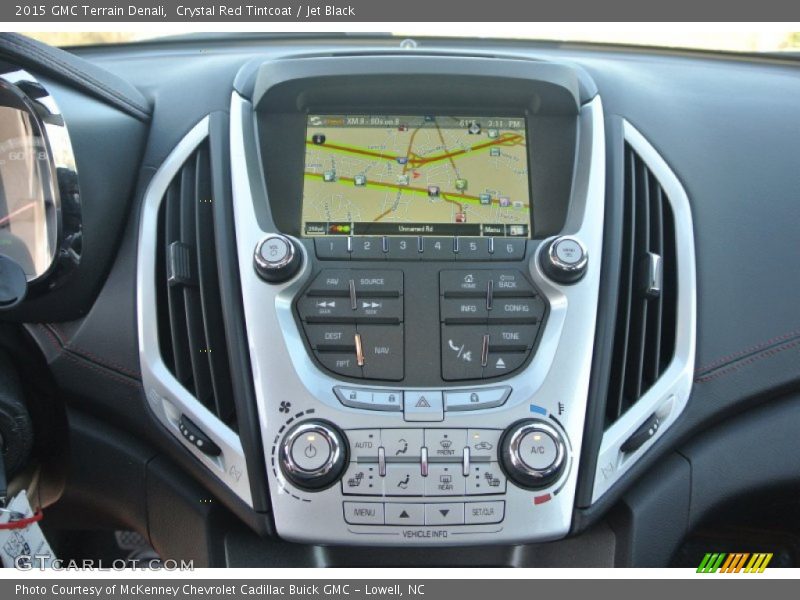 Crystal Red Tintcoat / Jet Black 2015 GMC Terrain Denali