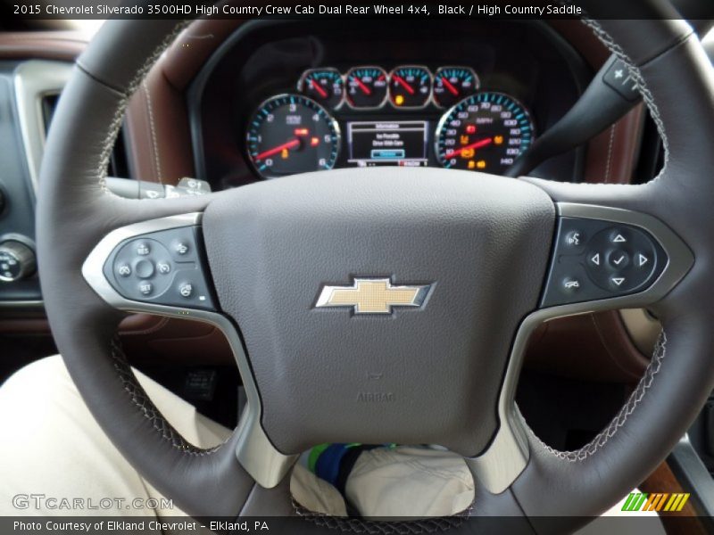 Black / High Country Saddle 2015 Chevrolet Silverado 3500HD High Country Crew Cab Dual Rear Wheel 4x4