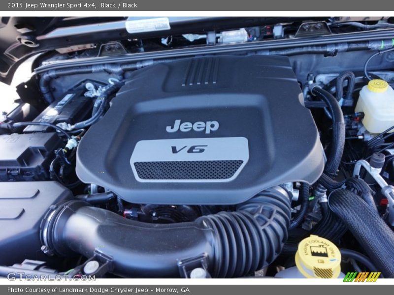 Black / Black 2015 Jeep Wrangler Sport 4x4