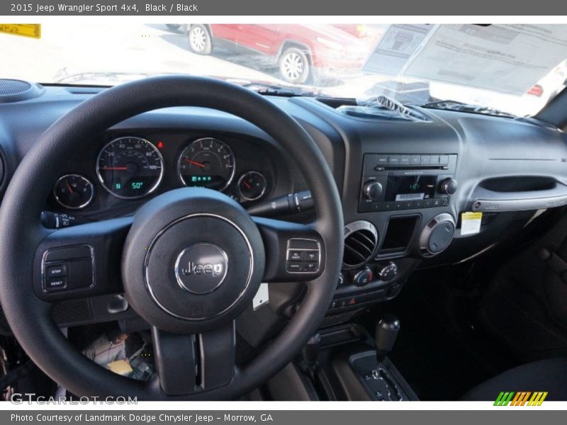 Black / Black 2015 Jeep Wrangler Sport 4x4