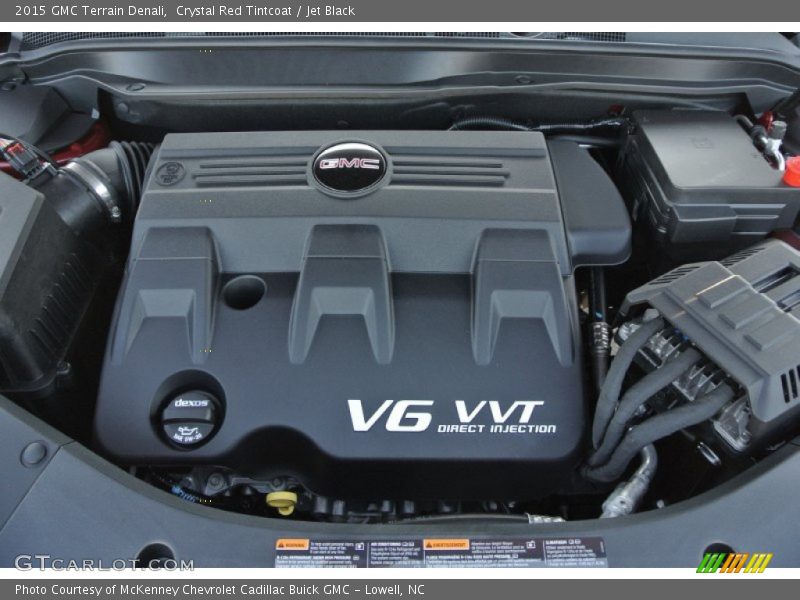 Crystal Red Tintcoat / Jet Black 2015 GMC Terrain Denali