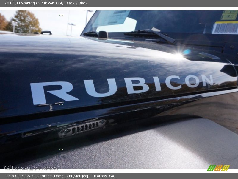 Black / Black 2015 Jeep Wrangler Rubicon 4x4