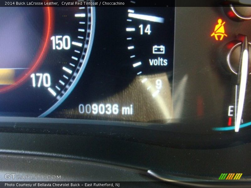 Crystal Red Tintcoat / Choccachino 2014 Buick LaCrosse Leather