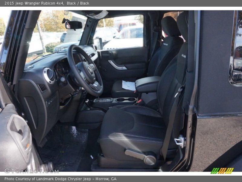 Black / Black 2015 Jeep Wrangler Rubicon 4x4