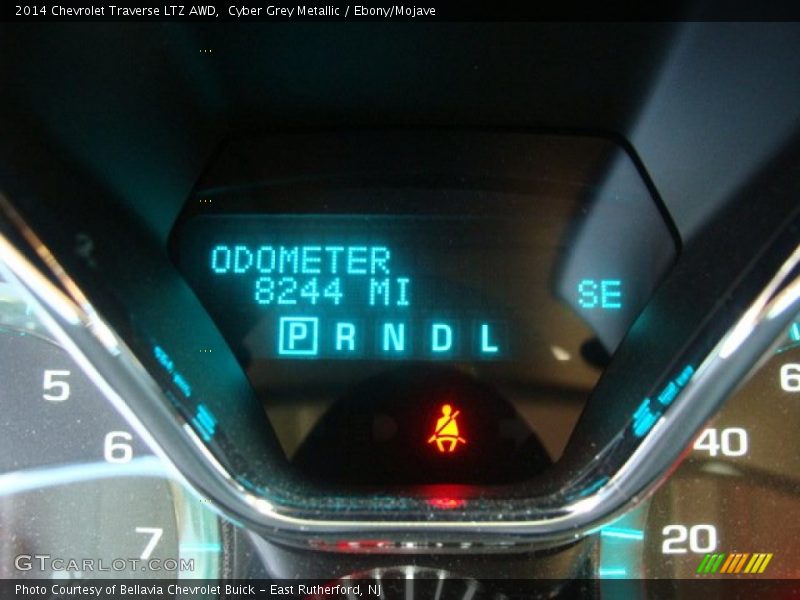 Cyber Grey Metallic / Ebony/Mojave 2014 Chevrolet Traverse LTZ AWD