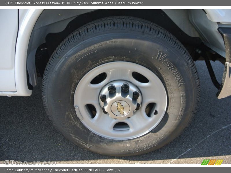 Summit White / Medium Pewter 2015 Chevrolet Express Cutaway 3500 Utility Van