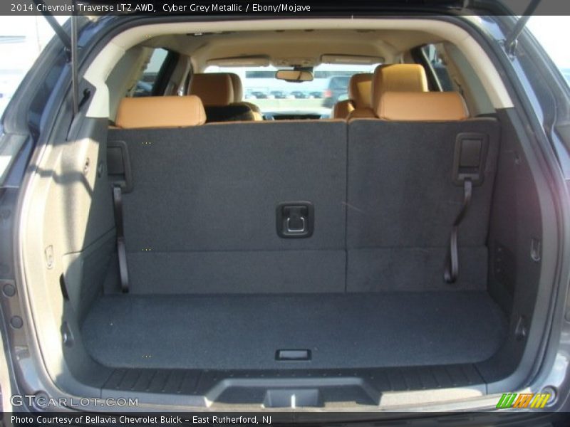 Cyber Grey Metallic / Ebony/Mojave 2014 Chevrolet Traverse LTZ AWD