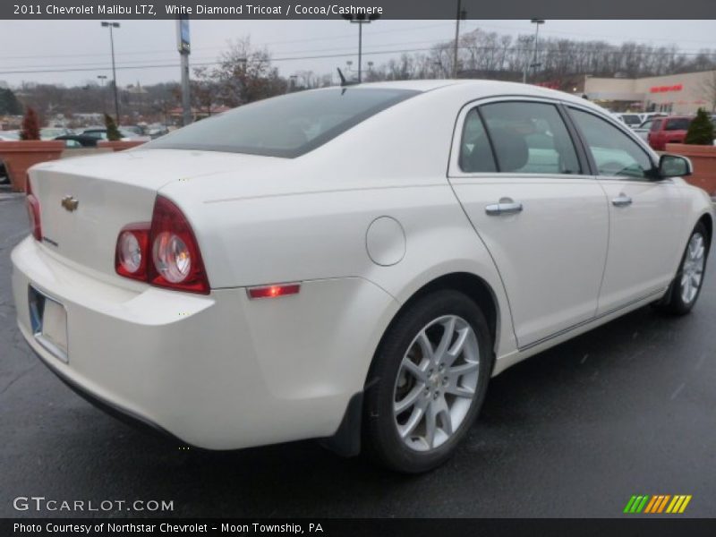 White Diamond Tricoat / Cocoa/Cashmere 2011 Chevrolet Malibu LTZ