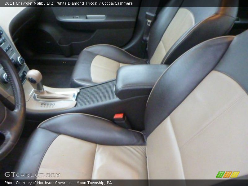White Diamond Tricoat / Cocoa/Cashmere 2011 Chevrolet Malibu LTZ