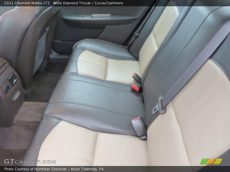 White Diamond Tricoat / Cocoa/Cashmere 2011 Chevrolet Malibu LTZ